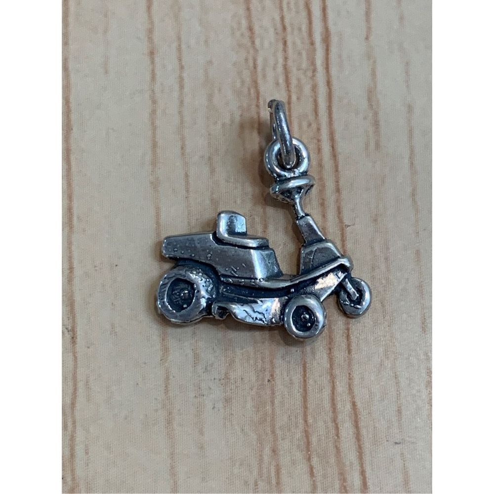 .925 Scooter Sterling Silver Jewelry Charm